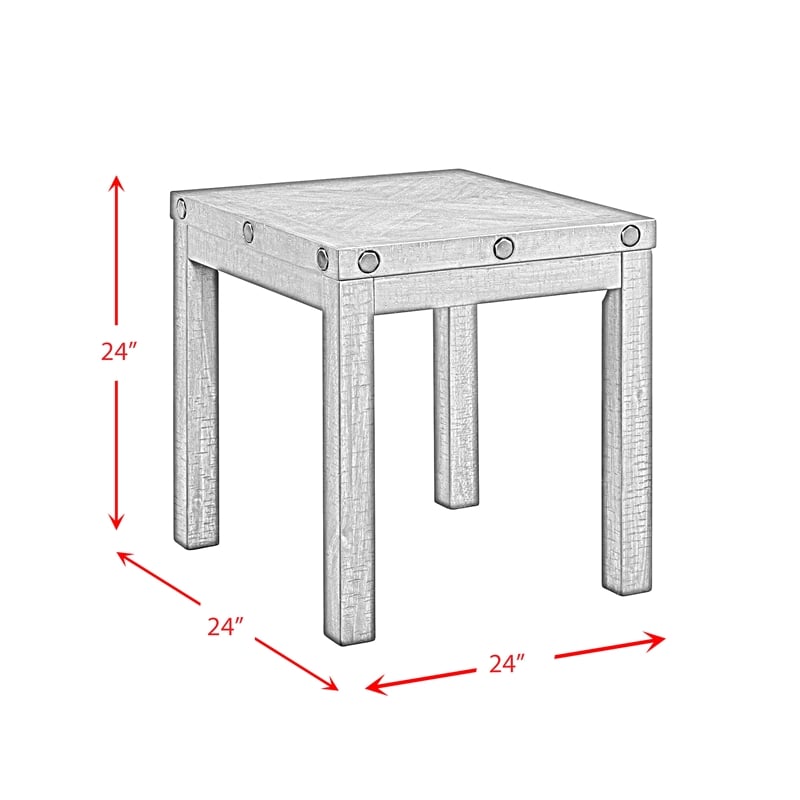Picket House Furnishings Rio End Table with USB