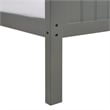 Picket House Furnishings Santino Twin Over Twin Bunk Bed in Grey
