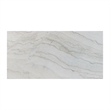 Liam Standard Height Rectangular Dining Table in White Marble
