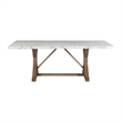 Picket House Liam 5PC Rectangular Dining Set in White-Table & Four Chairs
