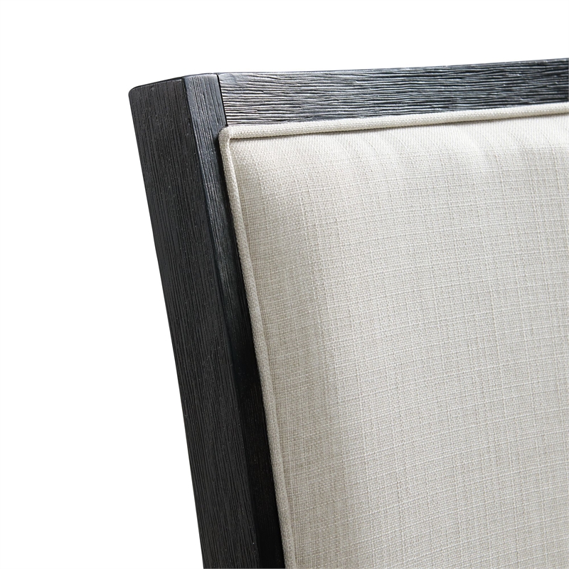 Picket House Furnishings Jasper Dining Slat Back Side Chair Set in Black