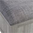Picket House Furnishings Dawson Coffee Table with Four Storage Stools in Grey