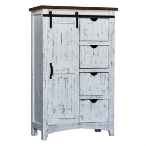 picket house furnishings darby wardrobe chest in white