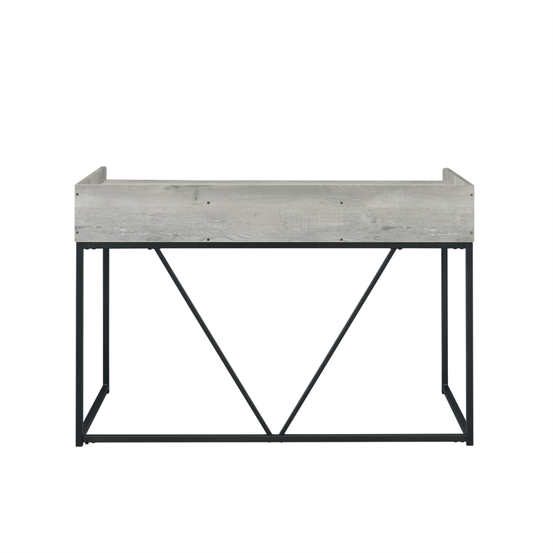 Picket House Furnishings Peyton Desk in Gray Wood