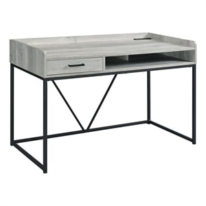 Picket House Furnishings Peyton Desk in Gray Wood