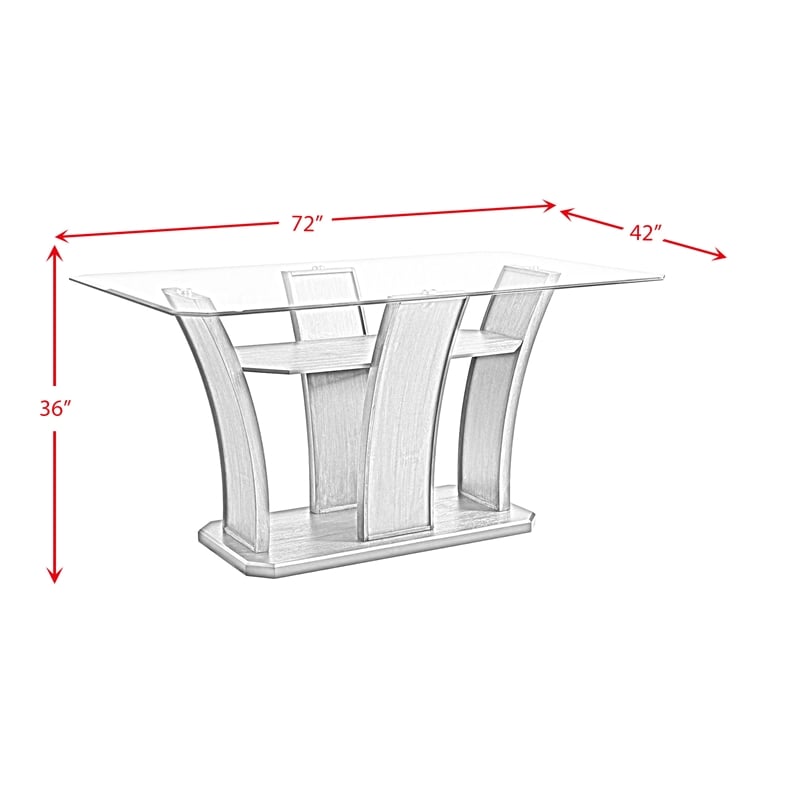 Picket House Furnishings Simms Rectangular Counter Dining 5PC Set