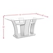Picket House Furnishings Simms Rectangular Counter Dining 5PC Set