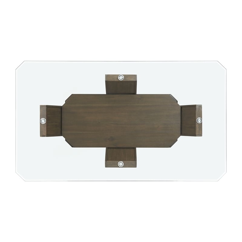 Picket House Furnishings Simms Rectangular Counter Dining 5PC Set