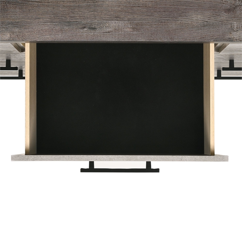 Picket House Furnishings Adam Twin Panel 4PC Bedroom Set in Gray