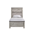 Picket House Furnishings Adam Twin Panel Bed in Gray