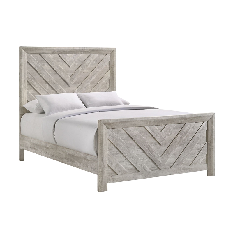 Picket House Furnishings Keely Full Panel 3PC Bedroom Set in White
