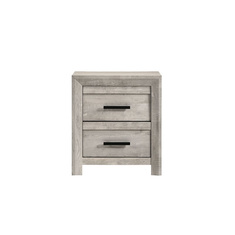 Picket House Furnishings Keely 2-Drawer Nightstand in White