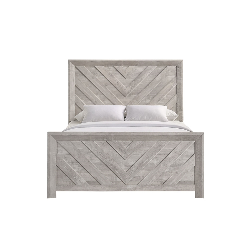 Picket House Furnishings Keely Queen Panel Bed in White