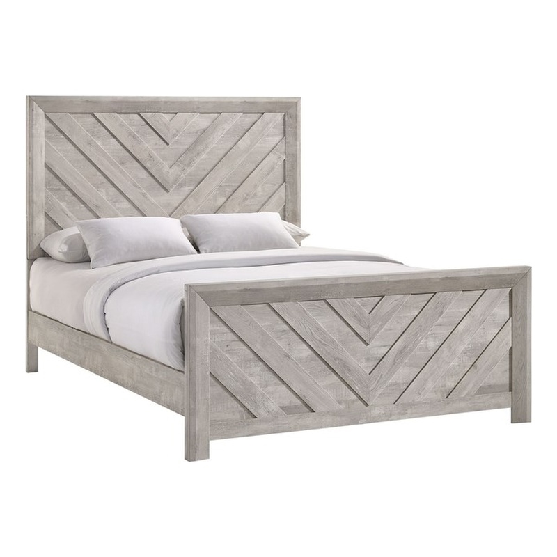 Picket House Furnishings Keely Queen Panel Bed in White