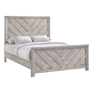Picket House Furnishings Keely Queen Panel Bed in White