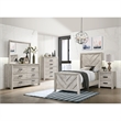 Picket House Furnishings Keely Twin Panel Bed in White