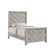 Picket House Furnishings Keely Twin Panel 5PC Bedroom Set in White