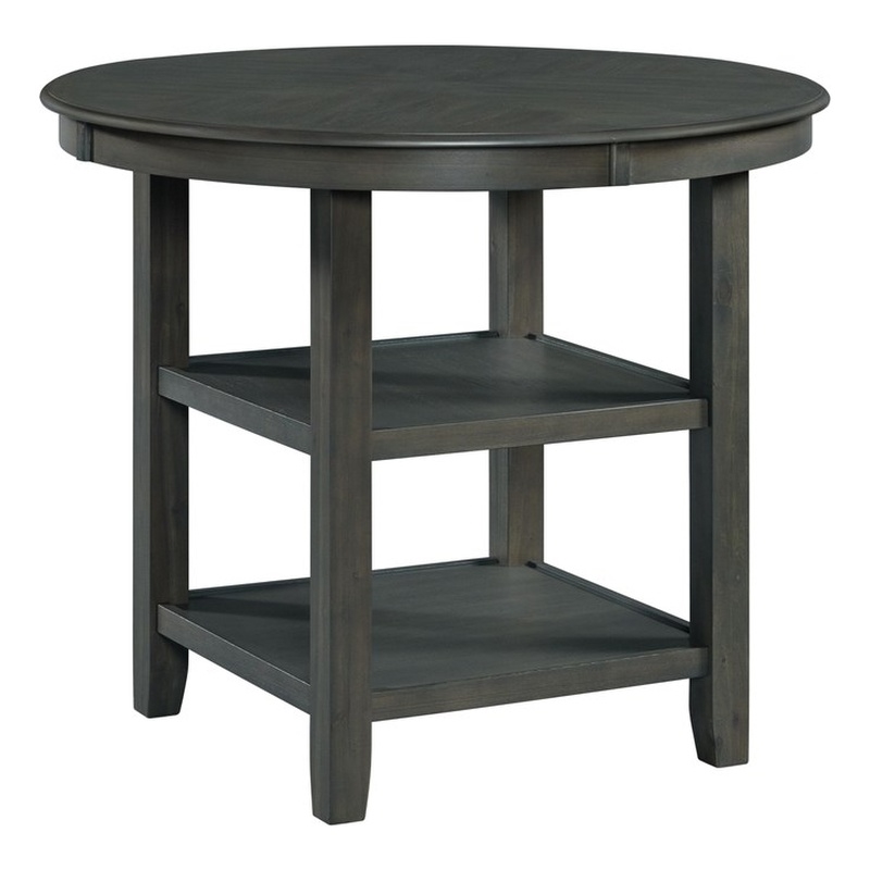 Picket House Furnishings Taylor Counter Height Dining Table in Gray