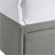 Picket House Furnishings Pasadena Queen Platform Storage Bed in Gray