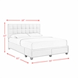 Picket House Furnishings Pasadena Queen Platform Storage Bed in Gray