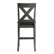Picket House Furnishings Alexa Counter Height Side Chair Set in Gray