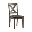 Picket House Furnishings Alexa Standard Height Side Chair Set in Gray