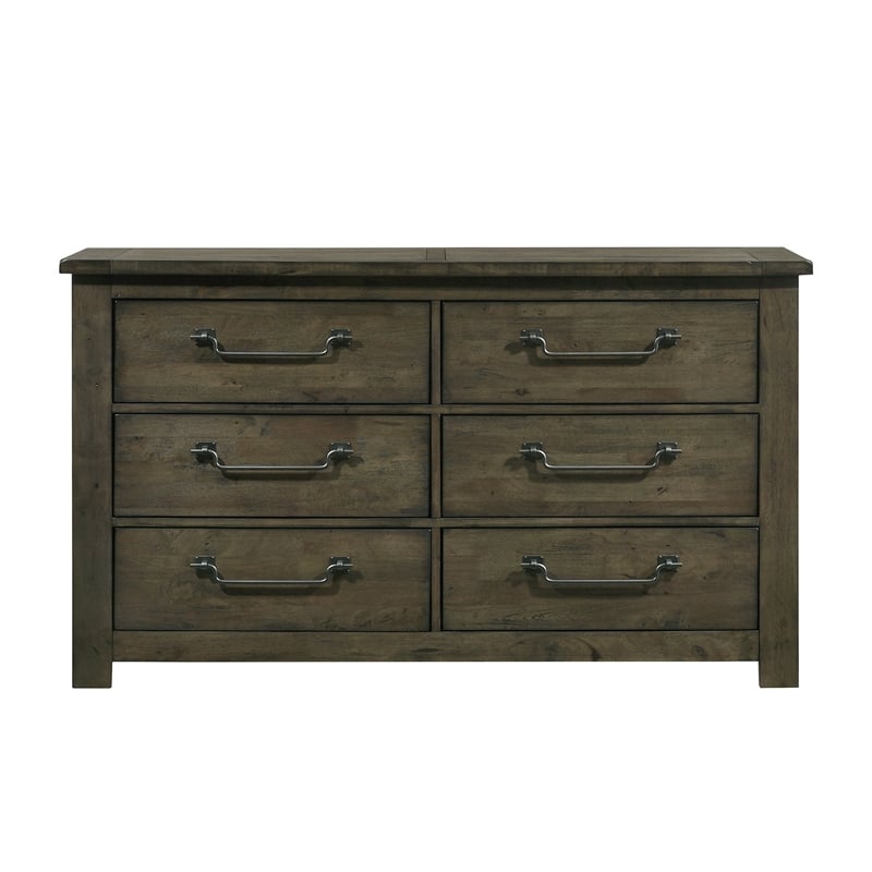 Picket House Furnishings Memphis 6-Drawer Dresser in Gray