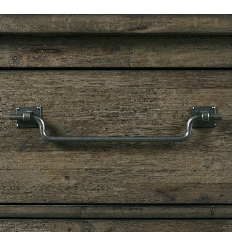 Picket House Furnishings Memphis 6-Drawer Dresser with Mirror Set in Grey