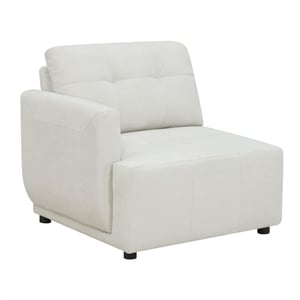 Gianni Modular Left Hand Facing Chair with Pillow in Natural