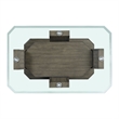 Picket House Furnishings Simms Rectangular Coffee Table in Gray