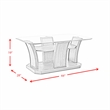 Picket House Furnishings Simms Rectangular Coffee Table in Gray