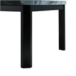 Picket House Furnishings Celine 5PC Dining Set- Table & Four Blue Velvet Chairs