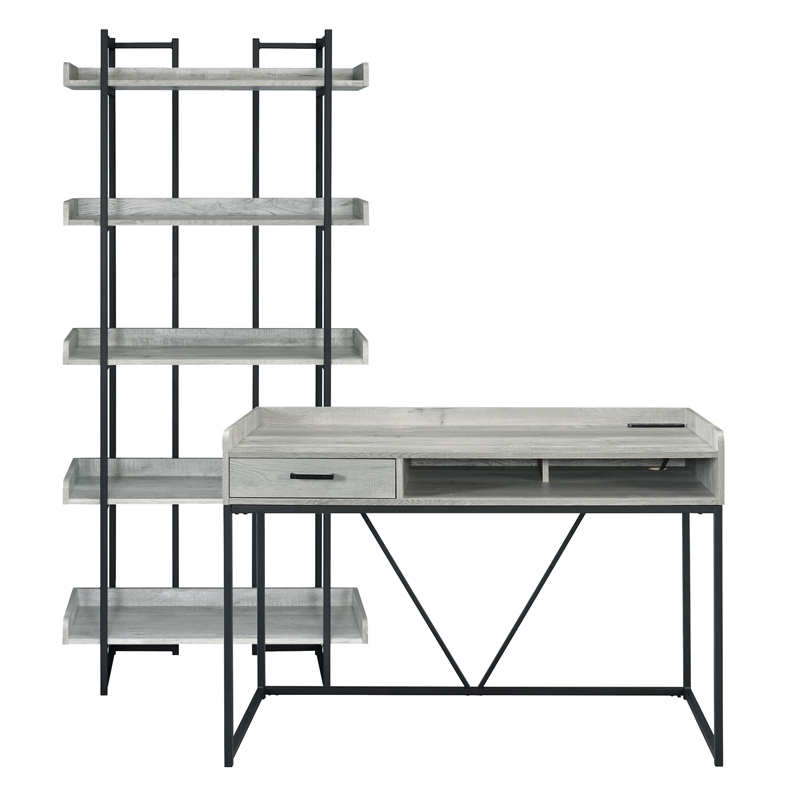 Picket House Furnishings Peyton 2Pc Set in Grey