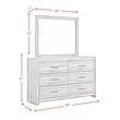 Picket House Beckett Queen Bookcase Panel 4PC Bedroom Set with Bluetooth