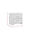 Picket House Furnishings Beckett King Bookcase Panel 4PC Bedroom Set w/Bluetooth