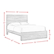 Picket House Furnishings Beckett 6-Piece King Panel Bedroom Set in Walnut