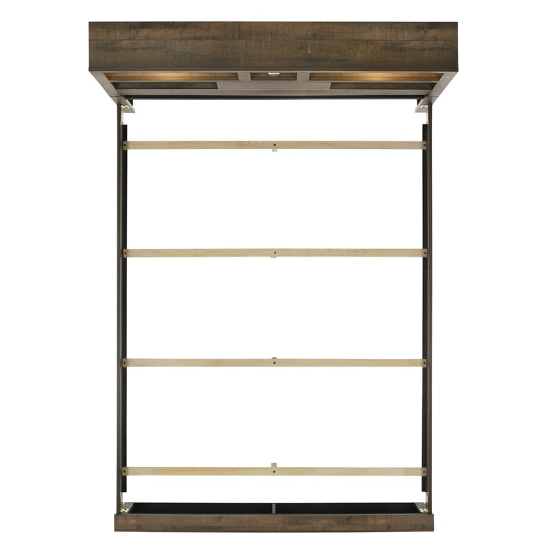 Picket House Furnishings Beckett Full Bookcase Panel 6PC Bedroom Set w/Bluetooth