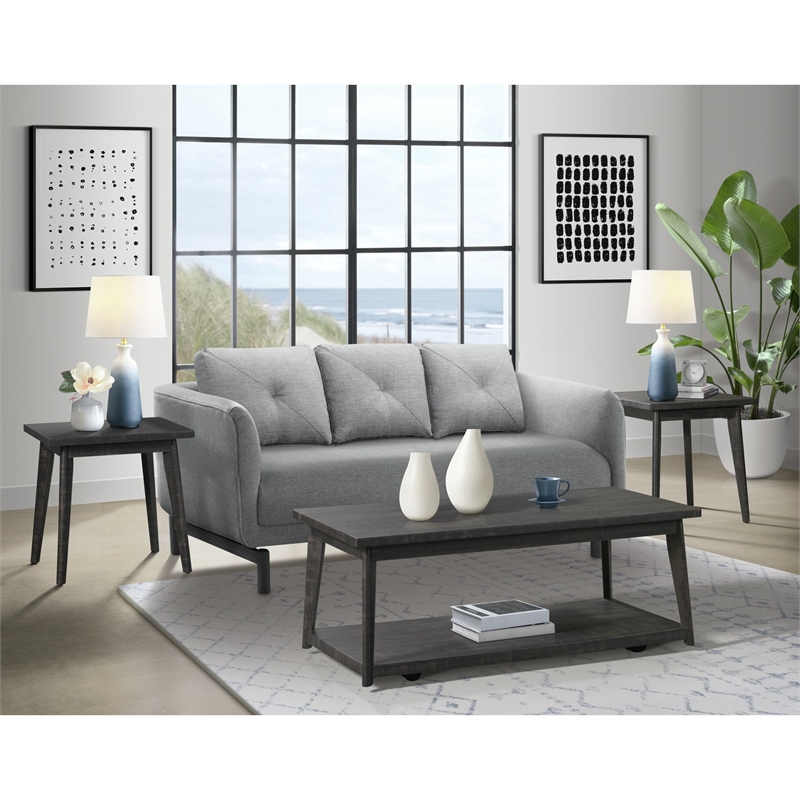 Picket House Furnishings Rory Occasional Table Set in Black