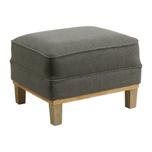 picket house furnishings moxie ottoman in charcoal