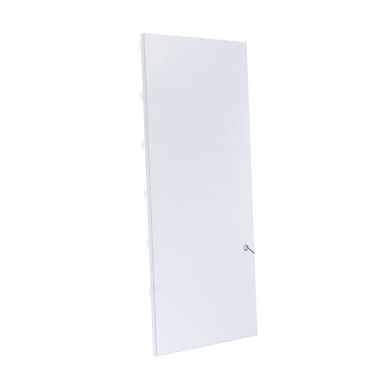 Picket House Furnishings Belle Floor Mirror in Glossy White