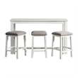 Picket House Furnishings Stanford Multipurpose Bar Table Set in White