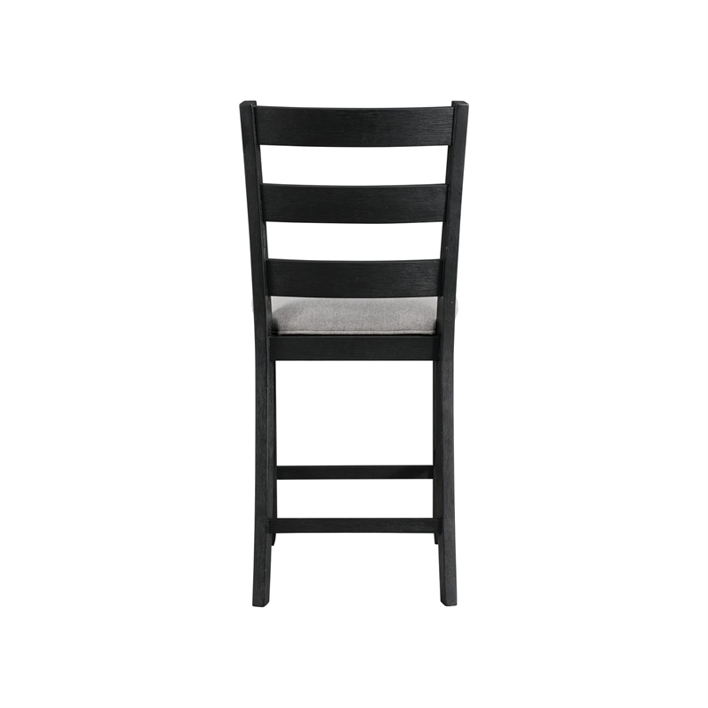 Picket House Furnishings Kona Counter Height Side Chair Set in Black