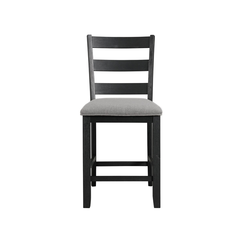 Picket House Furnishings Kona Counter Height Side Chair Set in Black