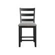Picket House Furnishings Kona Counter Height Side Chair Set in Black