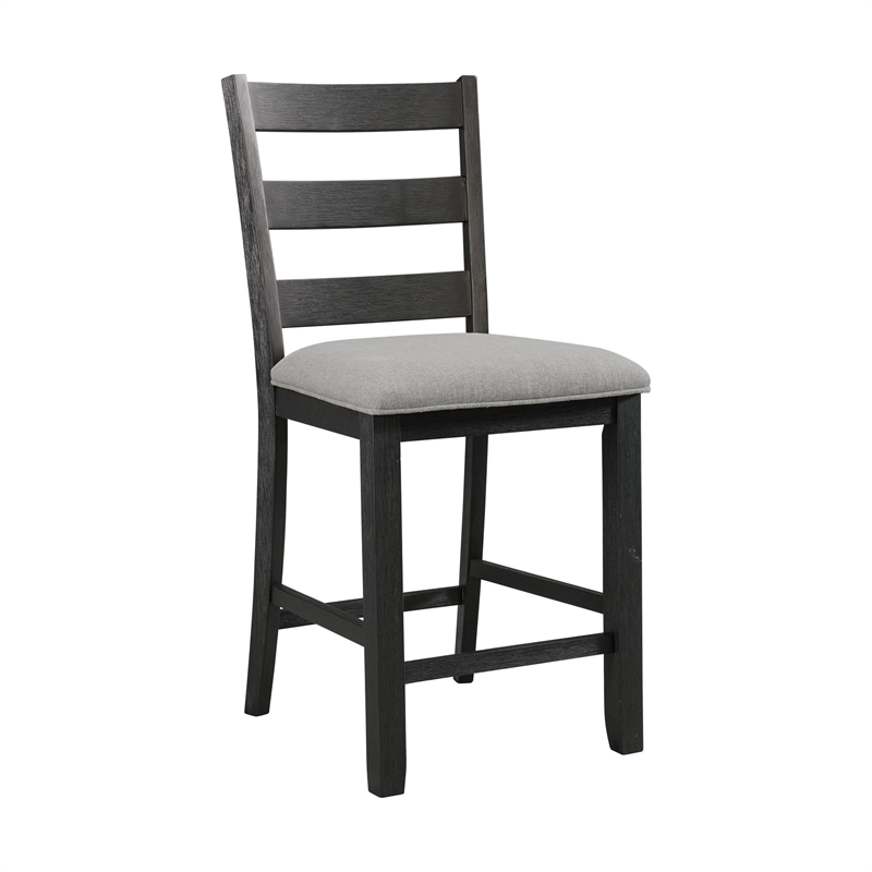 Picket House Furnishings Kona Counter Height Side Chair Set in Black