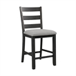 Picket House Furnishings Kona Counter Height Side Chair Set in Black