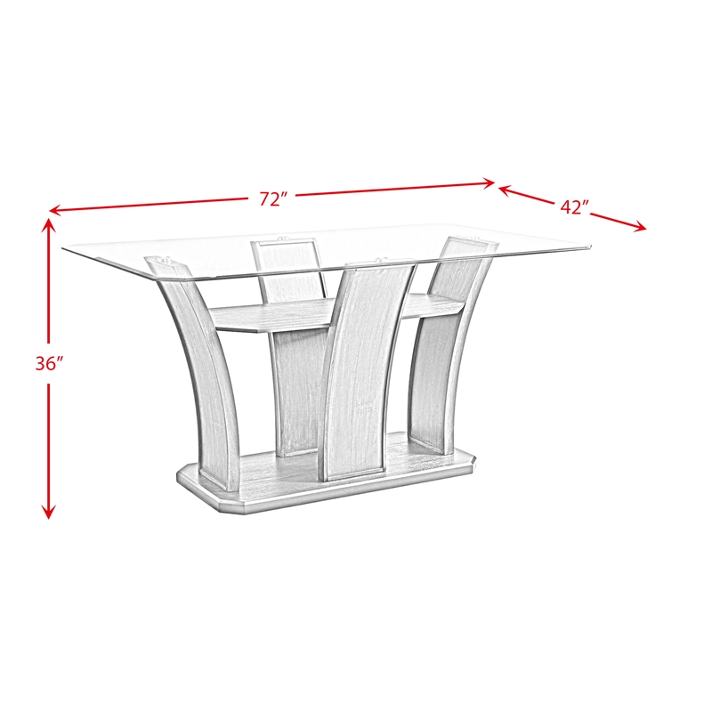 Picket House Furnishings Simms Rectangular Counter Table