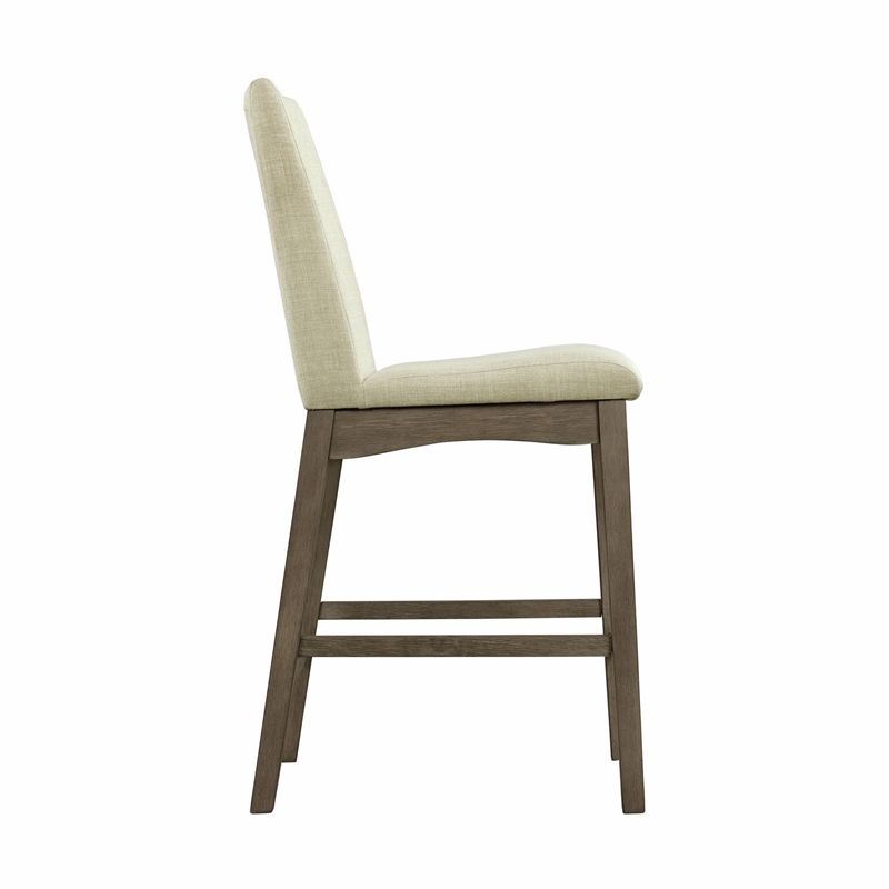 Picket House Furnishings Simms Counter Side Chair in Grey