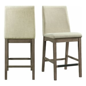 Picket House Furnishings Simms Counter Side Chair in Grey