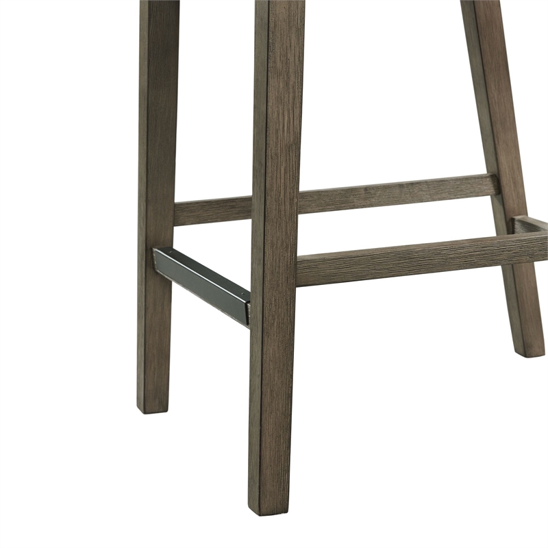 Picket House Furnishings Simms Counter Side Chair in Grey